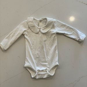 Maison Me Baby Remy Long Sleeve Rounded Collar Bodysuit 3-6M NWOT